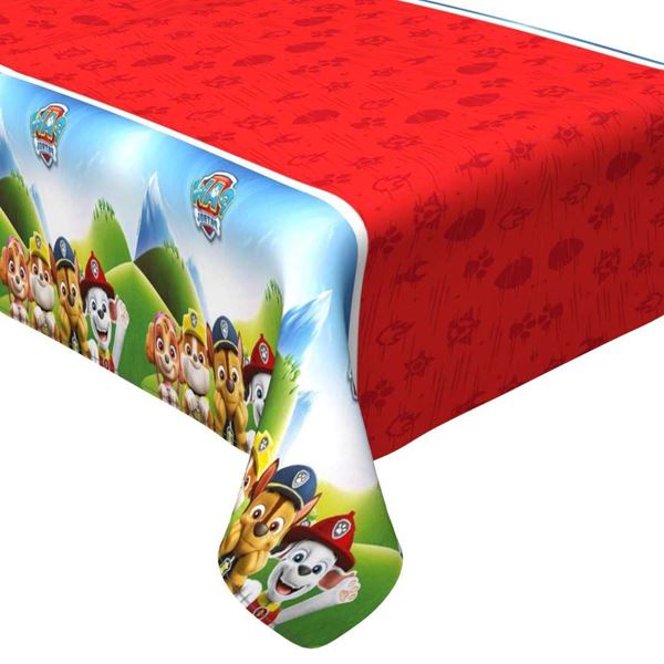 Imagen de Mantel de la Patrulla Canina plástico (180cm x 120cm)
