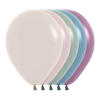 Picture of Globos Colores Pastel Dusk 13cm Sempertex R5-100 (100)