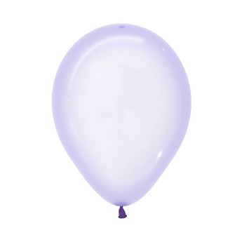 Picture of Globos Lila Pastel Cristal 13cm Sempertex R5-350 (100)