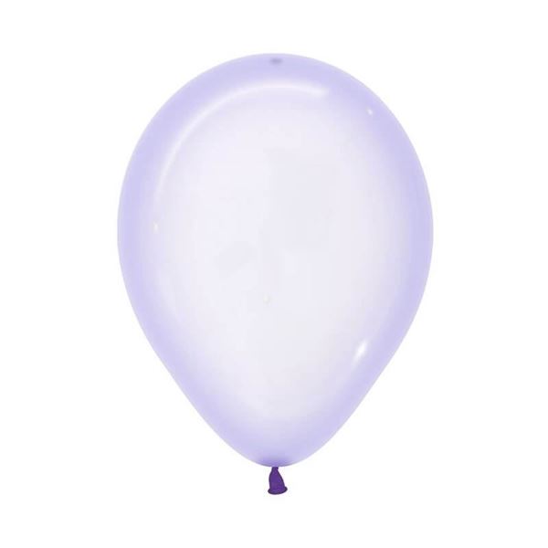 Imagen de Globos Lila Pastel Cristal 13cm Sempertex R5-350 (100)