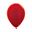 Imagen de Globos Rojo Metal 13cm Sempertex R5-515 (100)