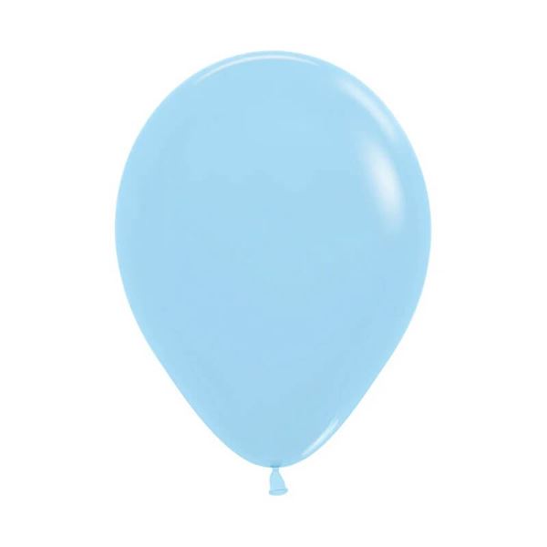 Picture of Globos Azul Pastel 13cm Sempertex R5-640 (100)