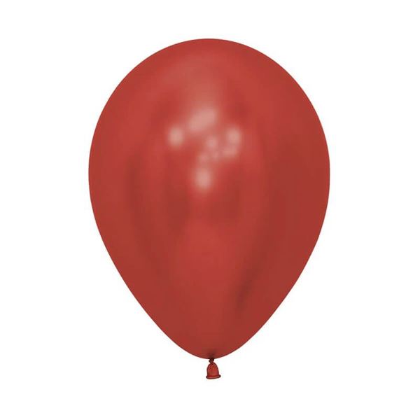 Imagen de Globos Réflex Cristal Rojos 13cm Sempertex R5-915 (50)