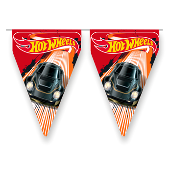 Imagen de Banderín Hot Wheels papel (3m)
