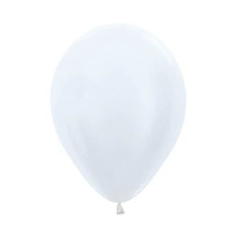 Imagen de Globos Blanco Satín 30cm Sempertex R12-405 (50)