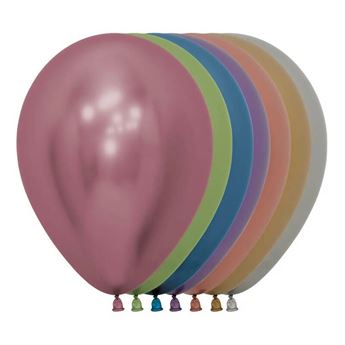 Imagen de Globos Colores Réflex 30cm Sempertex R12-900 (50)