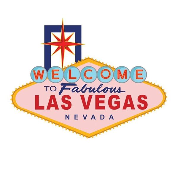 Picture of Cartel Welcome Las Vegas cartón (50cm)