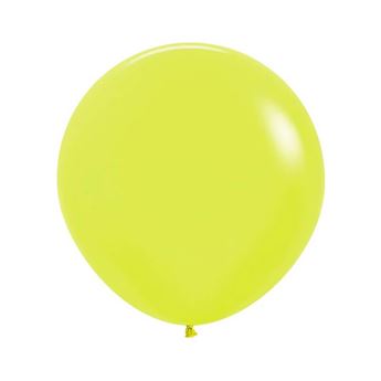 Imagen de Globos Amarillos Neón 60cm Sempertex R24-220 (10)