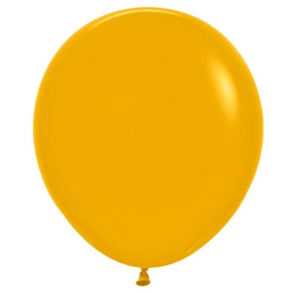 Imagen de Globos Mostaza Fashion Sólido 45cm Sempertex R18-023 (15)