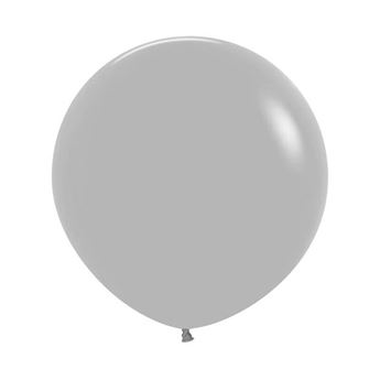 Imagen de Globos Grises Fashion Sólido 60cm Sempertex R24-081 (10)