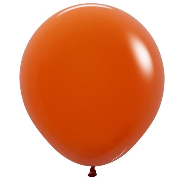 Picture of Globos Naranjas Cobrizo Fashion Sólido 45cm Sempertex R18-062 (15)