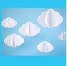 Picture of Decoración Colgante Nubes Blancas (3 unidades)