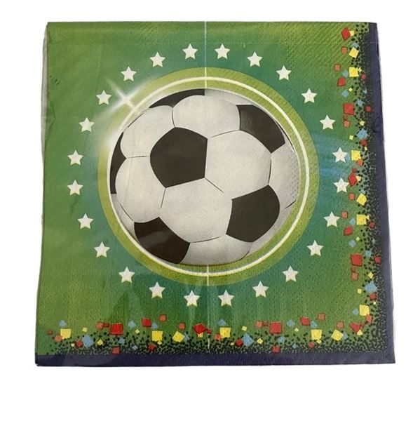 Picture of Servilletas Fútbol Campeón Celebración papel 33cm (20 unidades)