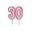 Imagen de Vela 30 Años Rosa