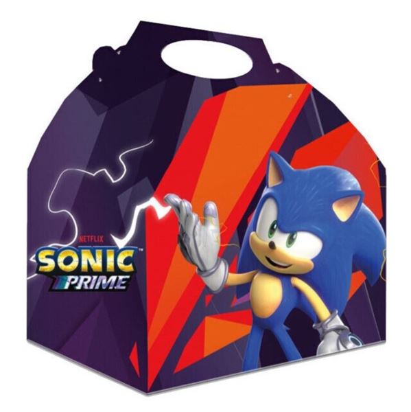 Imagen de Caja de Sonic Prime cartón 16x10x16cm (1 unidad)