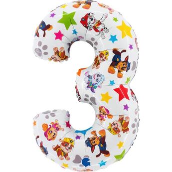 Imagens de Globo de La Patrulla Canina Número 3 (75cm)