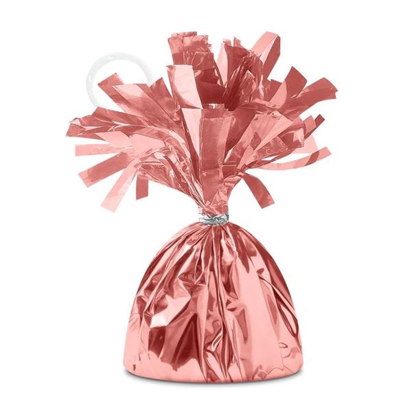 Picture of Peso Globos Rosa Dorado Brillante 140g