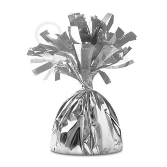 Imagen de Peso Globos Plata Brillante 140g