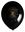 Imagen de Globos 70 Años Negro/Dorado Látex (8 unidades)