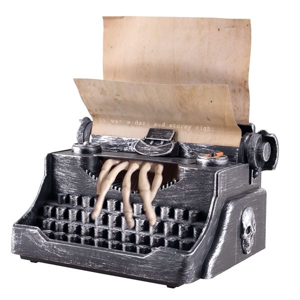 Imagens de Máquina de Escribir Embrujada con Luz, Sonido y Movimiento ( 23 x 14 x 17 cm)