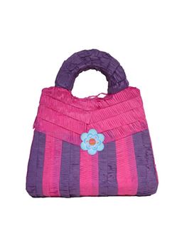 Imagens de Piñata Bolso Rosa y Lila 3D (43cm)