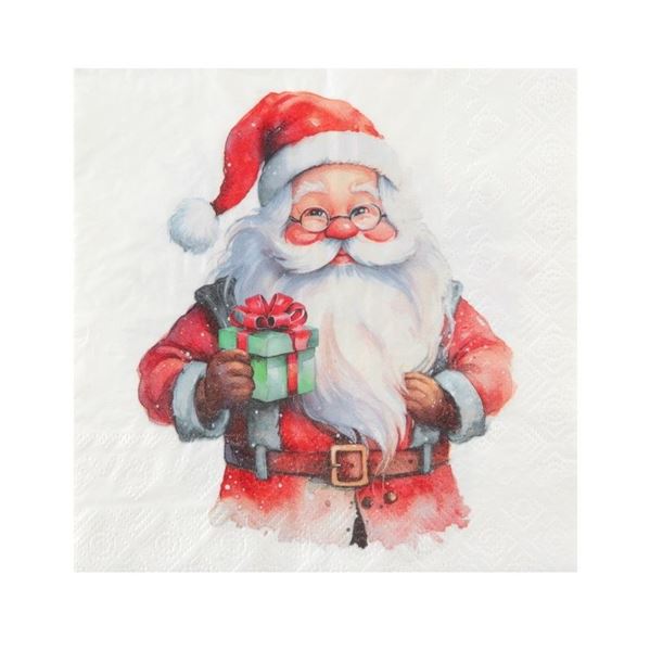 Imagens de Servilletas Santa Claus Elegante papel 33cm (20 unidades)