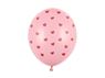 Imagens de Globos Rosa Pastel con Corazones Rojos 30cm (6uds)