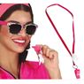 Imagen de Silbato Rosa con cinta para Fiestas Despedida