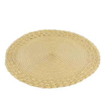 Imagens de Bajoplato Dorado con Borde Trenzado 35 cm
