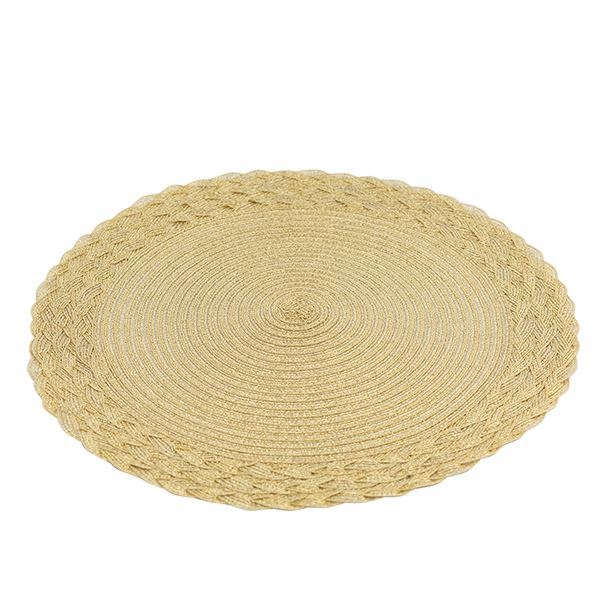 Picture of Bajoplato Dorado con Borde Trenzado 35 cm