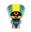 Imagen de Globo Brawl Stars Leon Forma (43 x 58cm)