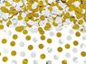 Imagen de Cañón de Confeti Círculos Dorado y Plateado 60cm
