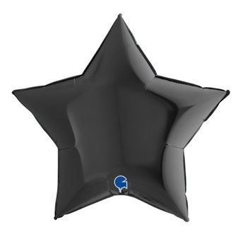 Imagens de Globo Estrella Negra Jumbo 86cm x 81cm (5 unidades)