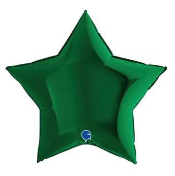 Picture of Globo Estrella Verde Oscuro Jumbo 86cm x 81cm (5 unidades)