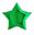 Picture of Globo Estrella Jumbo Verde 86cm x 81cm (5uds)