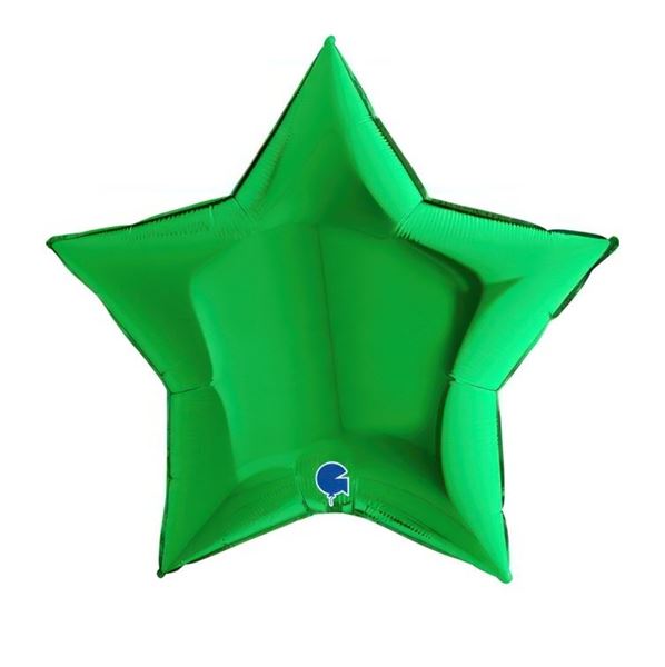 Imagens de Globo Estrella Verde Jumbo 86cm x 81cm (5 unidades)