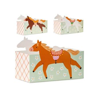 Imagens de Cajas Snack Caballos cartón (3 unidades)