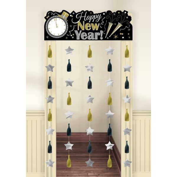 Imagens de Cortina Decorativa Happy New Year 99x195 cm