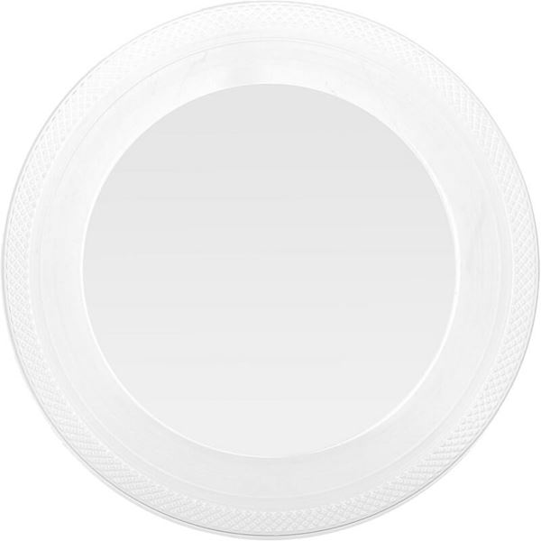 Picture of Platos Transparente plástico 23cm (10 unidades)