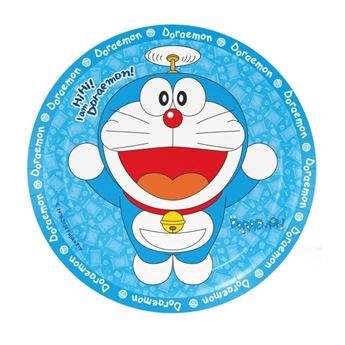 Imagen de Platos Doraemon cartón 18cm (8 unidades)