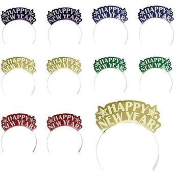 Imagen de Diademas Happy New Year (12 unidades)