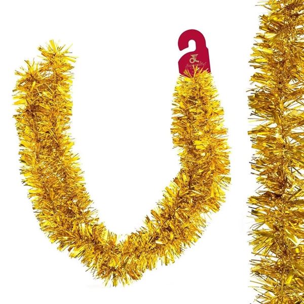 Imagen de Espumillón Oro Brillo (180cm x 7cm)