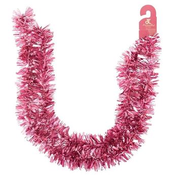 Imagens de Espumillón Rosa Mate (180cm x 7cm)