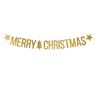 Imagen de Banner Feliz Navidad Dorado Elegante (150cm)