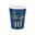 Imagens de Vasos Azul Happy Birthday 40 cartón (6 unidades)