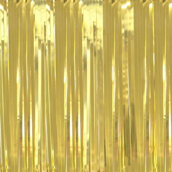 Imagen de Cortina Dorado Claro Fiesta (100cm x 200cm)