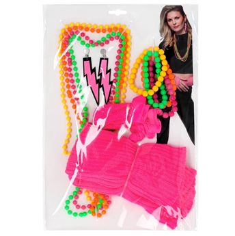 Imagen de Set de Accesorios Años 80 Neón Mujer
