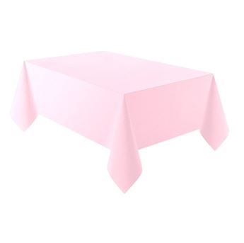 Imagen de Mantel Rosa Claro Nube plástico 137cm x 274cm