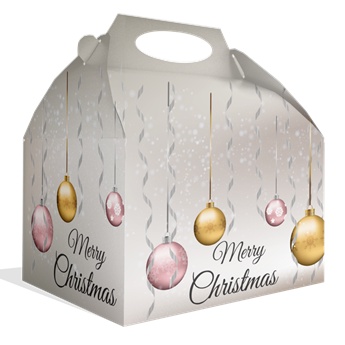 Imagen de Caja Navidad Bolas (20 x 16 x 11 cm)