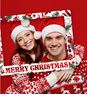 Imagen de Marco Photocall Merry Christmas Grande (80cm x 60cm)